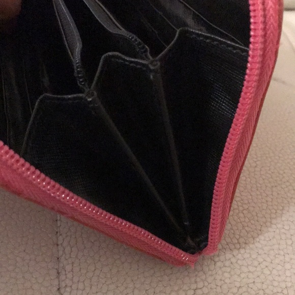 Authentic Prada Nylon Leather Wallet with authenticity & guarantee cards GUC - Picture 9 of 11